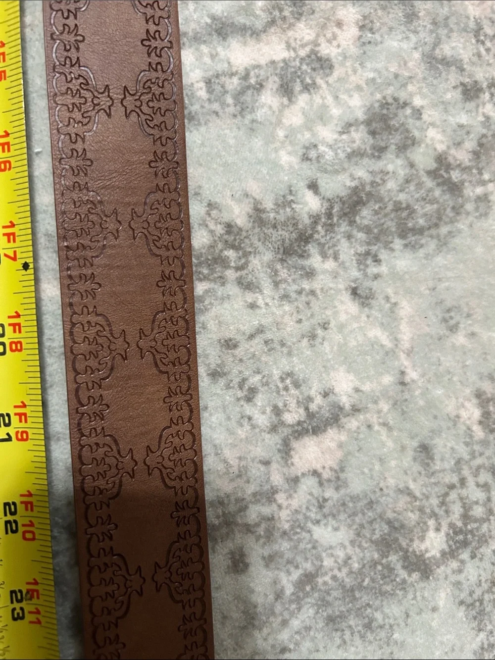 Brown Decorative Belts  with Ornate Brass Buckles - Never used.
